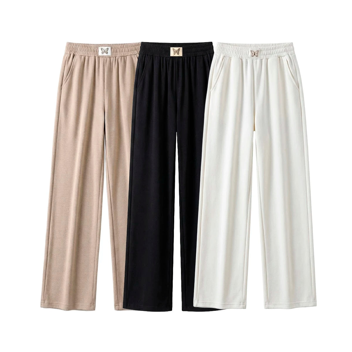 [Leve 3 Pague 2] Calça Feminina Valentina em Malha Seda Gelo (Estilo Marcante!)